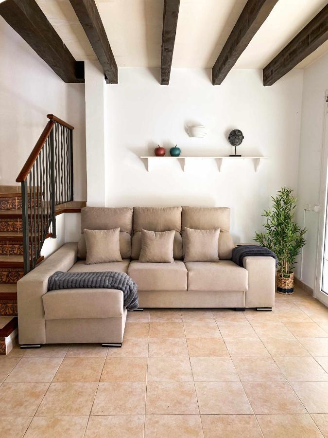 Chalet Villafranca Menorca con piscina privada Cala en Bosch Esterno foto